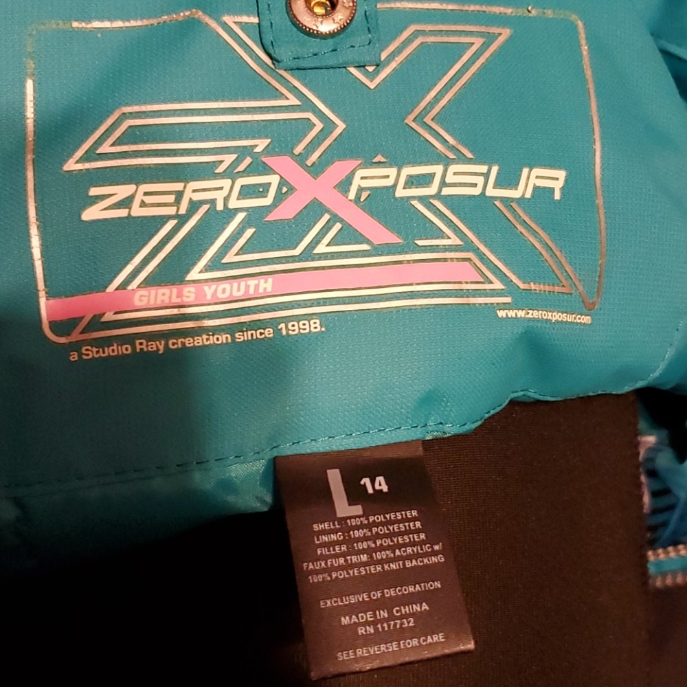 Girls Double layer ski jacket - Picture 5 of 5